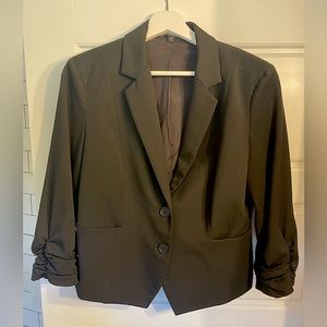 Express Black Blazer with 3/4 Length Sleeve Sz 10